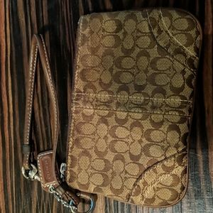 Authentic Used Coach Wristlet